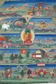 Thangka Jataka Tales by Bhutanese Buddhism